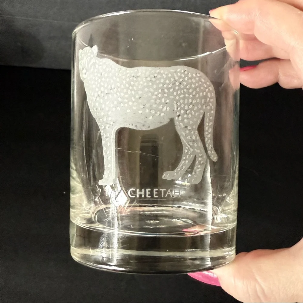 Georg Jensen “Endangered Species” Etched Whiskey Glasses 1970s Denmark– Set of 4